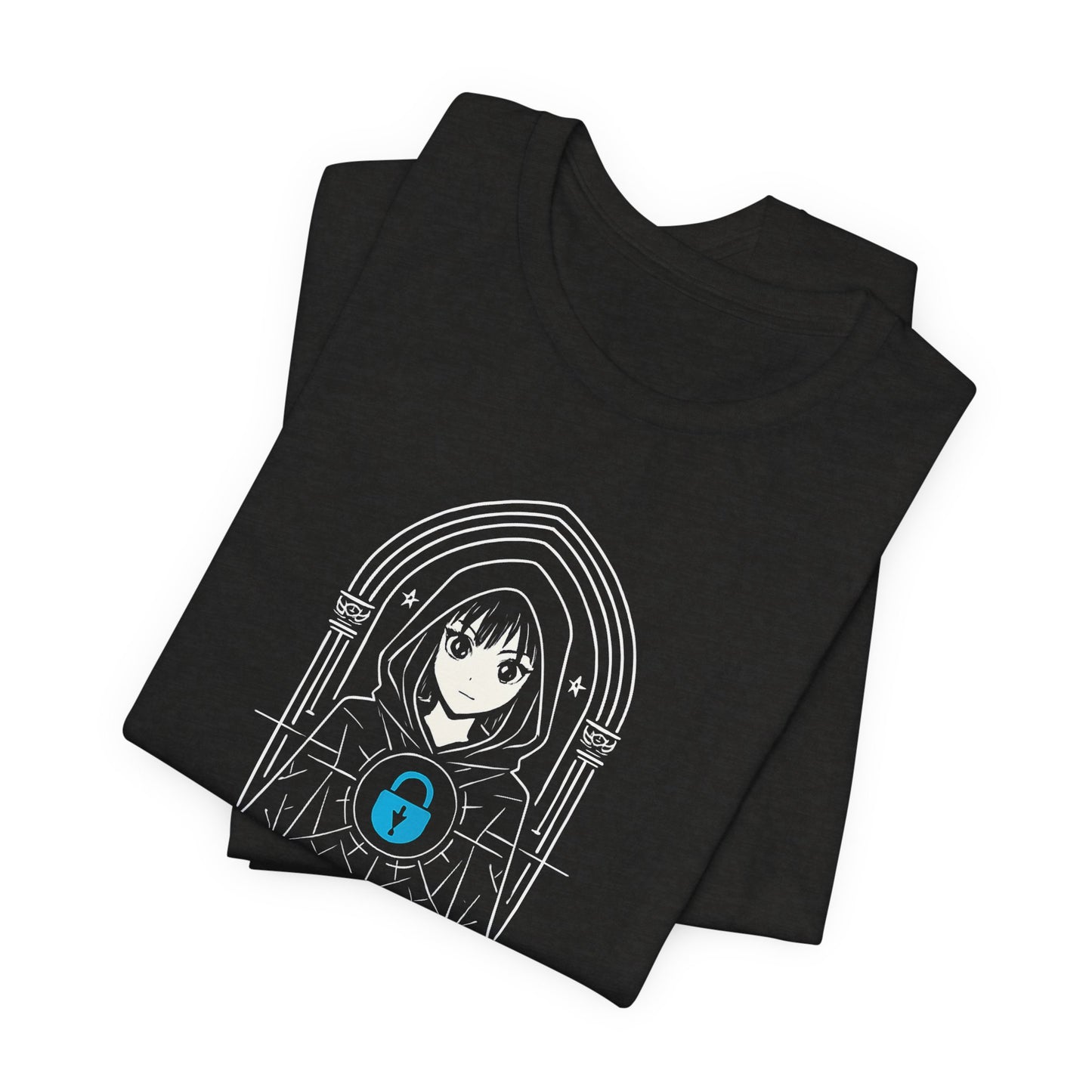 Access Denied – Goth Anime Techcore Black T-Shirt