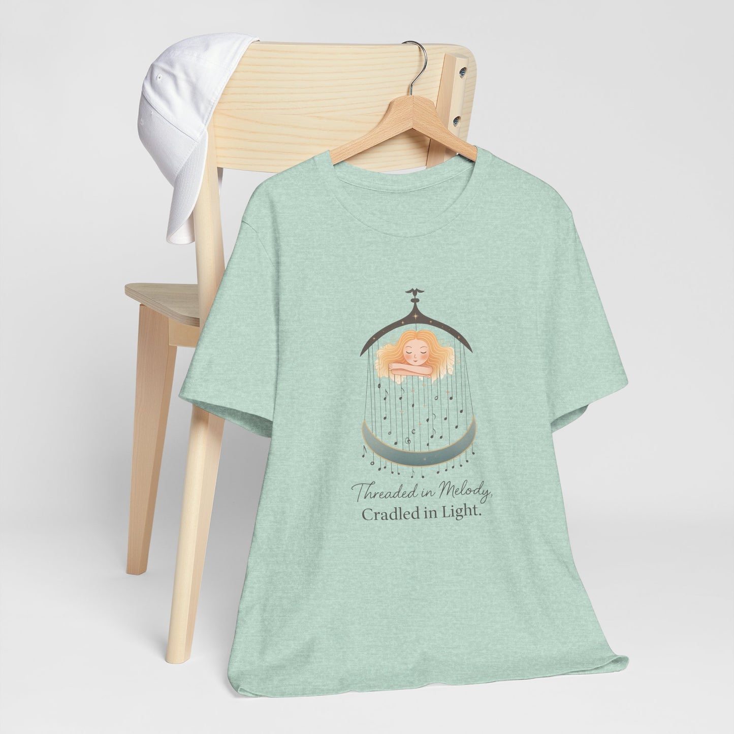 Threaded in Melody, Cradled in Light – Dreamy Lullaby-Inspired Affirmation Tee