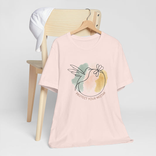 Minimalist Hummingbird Tee – Protect Your Nectar