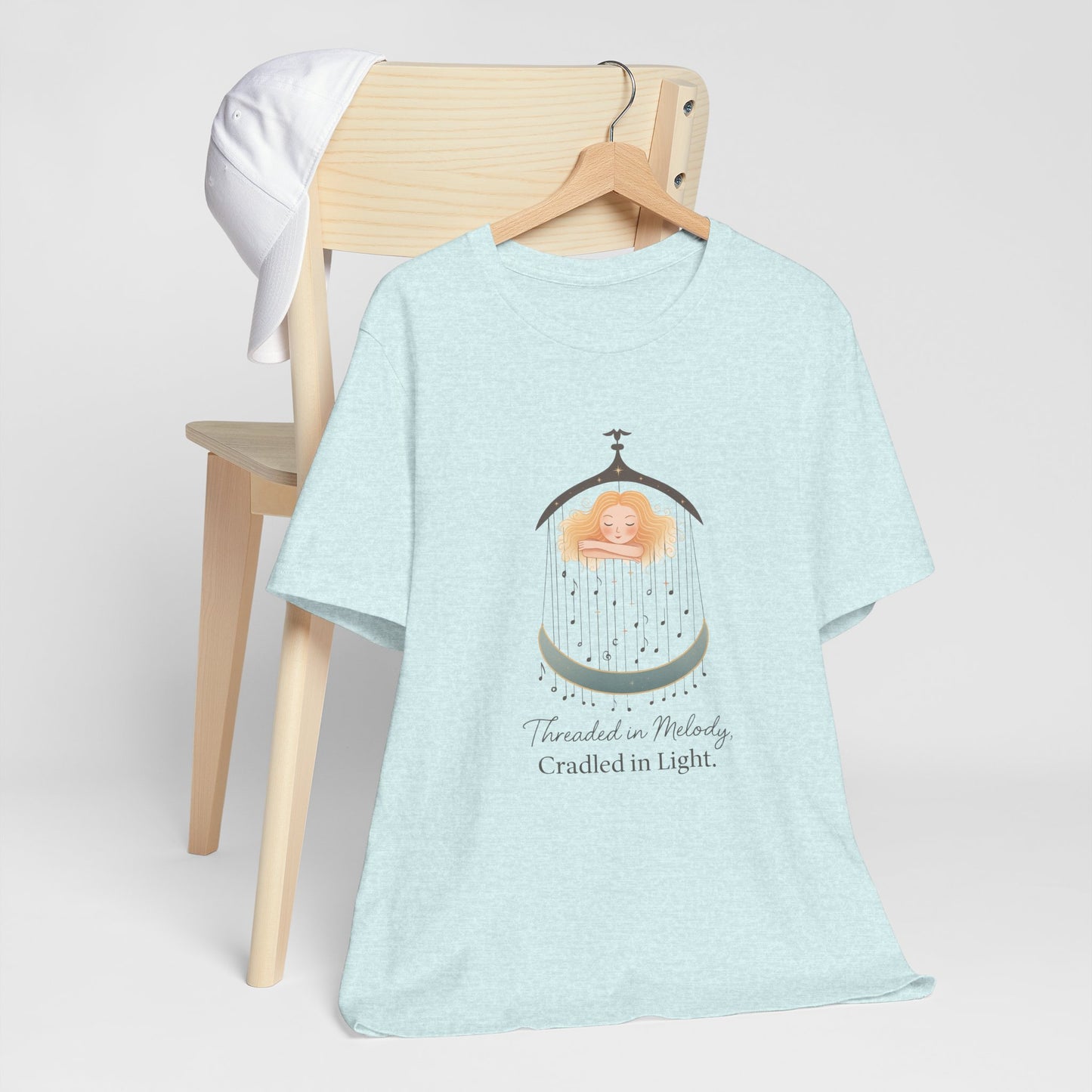 Threaded in Melody, Cradled in Light – Dreamy Lullaby-Inspired Affirmation Tee