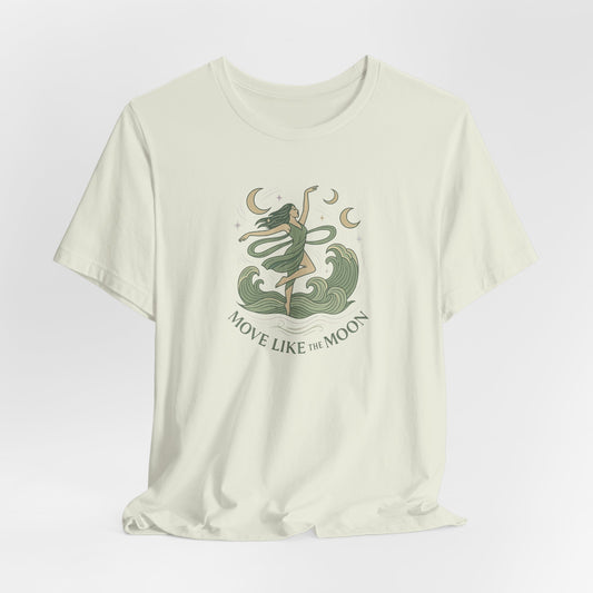 Move Like the Moon T-Shirt – Celestial Dance Graphic Tee