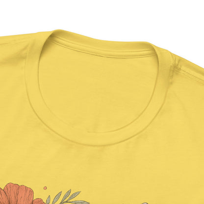 I Am Whole Complete Strong Loved T-Shirt – Floral Affirmation Graphic Tee