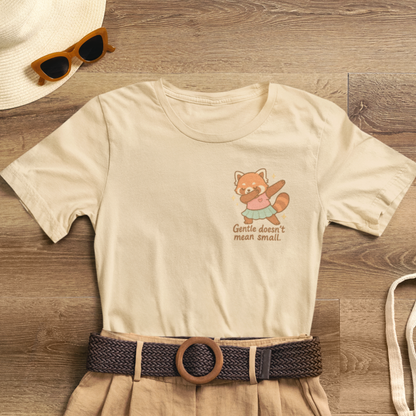 Red Panda Affirmation T-Shirt – From the Mess I Make Magic | Positive Quote Tee | Cute Animal Graphic | Mental Health Support Gift