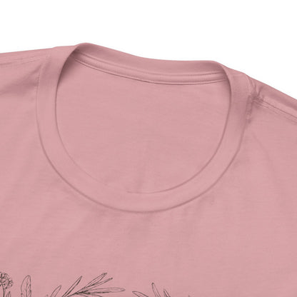 I Am Aligned & Loved – Spiritual Botanical Affirmation Tee