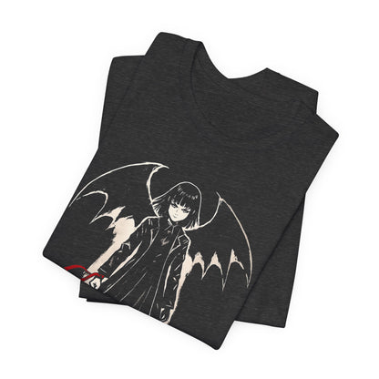 My Silence Is Not Your Permission – Gothic Anime Vampire Girl T-Shirt, Dark Feminine Boundaries Tee
