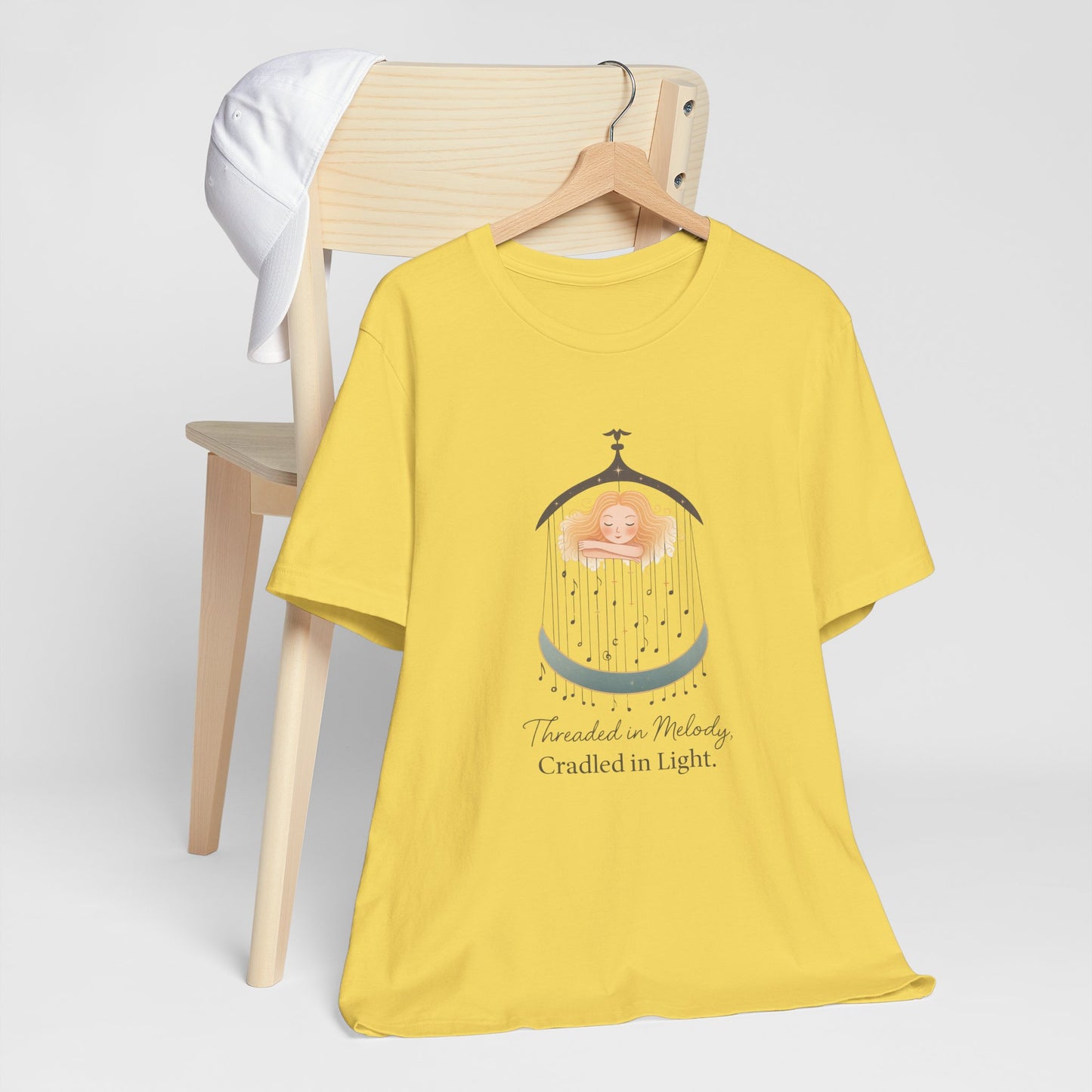 Threaded in Melody, Cradled in Light – Dreamy Lullaby-Inspired Affirmation Tee