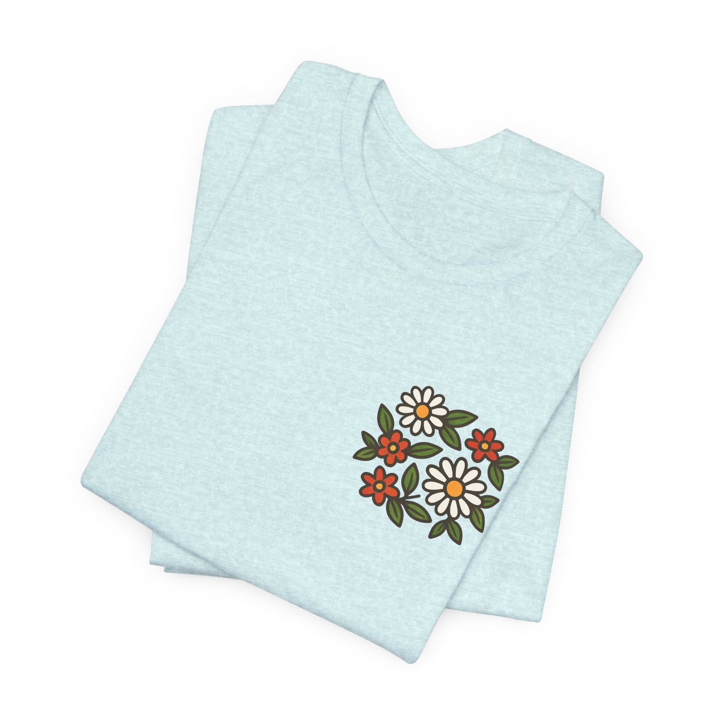 I Bite Back Sweetly Shirt – Front & Back Floral Graphic Tee with Sassy Quote