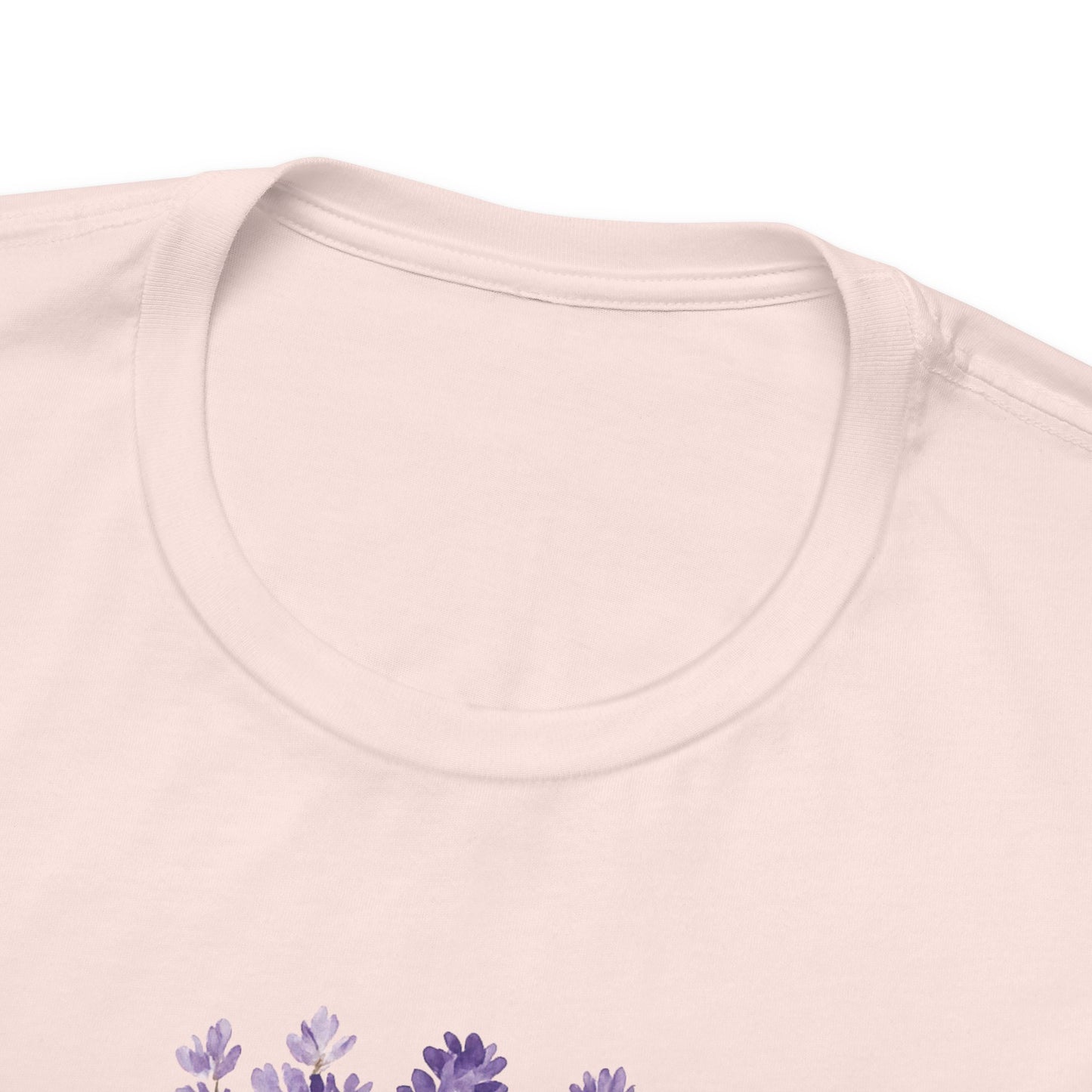 I Am Affirmation T-Shirt – Lavender Wreath Self-Love Tee