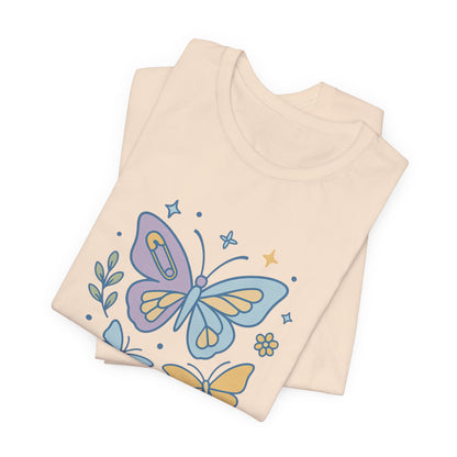 Delicate Not Breakable Shirt | Butterfly Self-Healing Tee | Gentle Strength Top | Spirit Stitch Collection