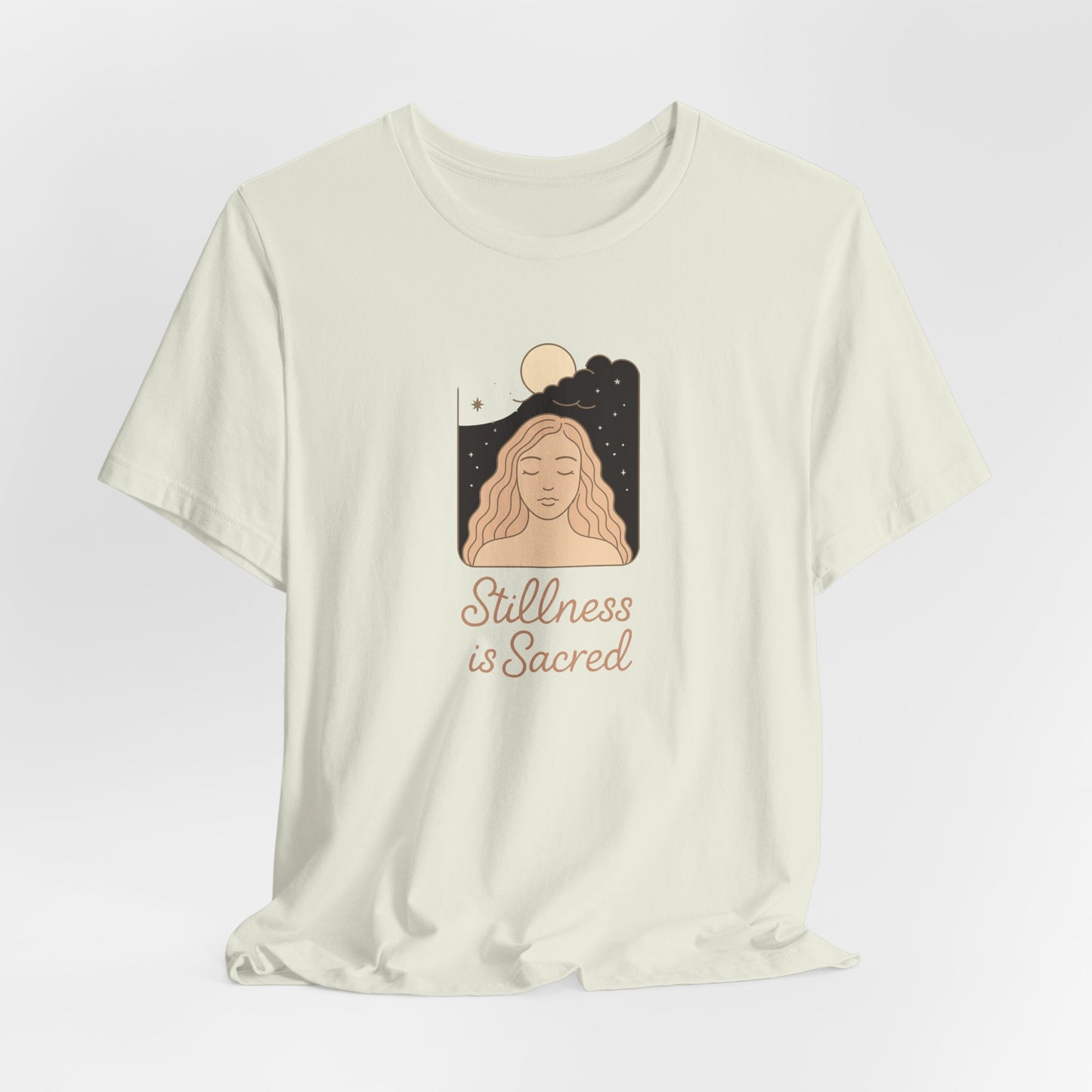 Stillness Is Sacred Shirt – Spiritual Self-Care Tee