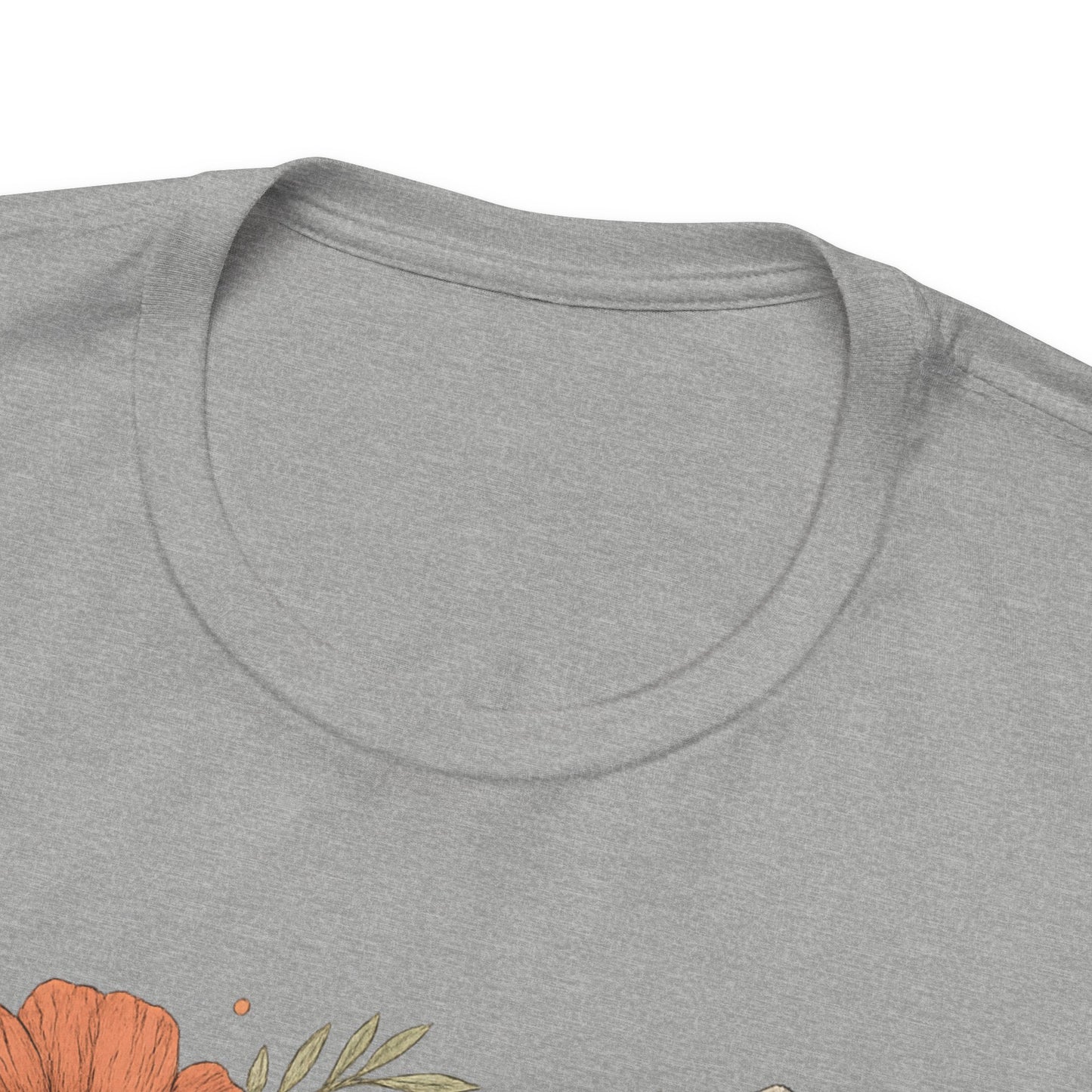 I Am Whole Complete Strong Loved T-Shirt – Floral Affirmation Graphic Tee