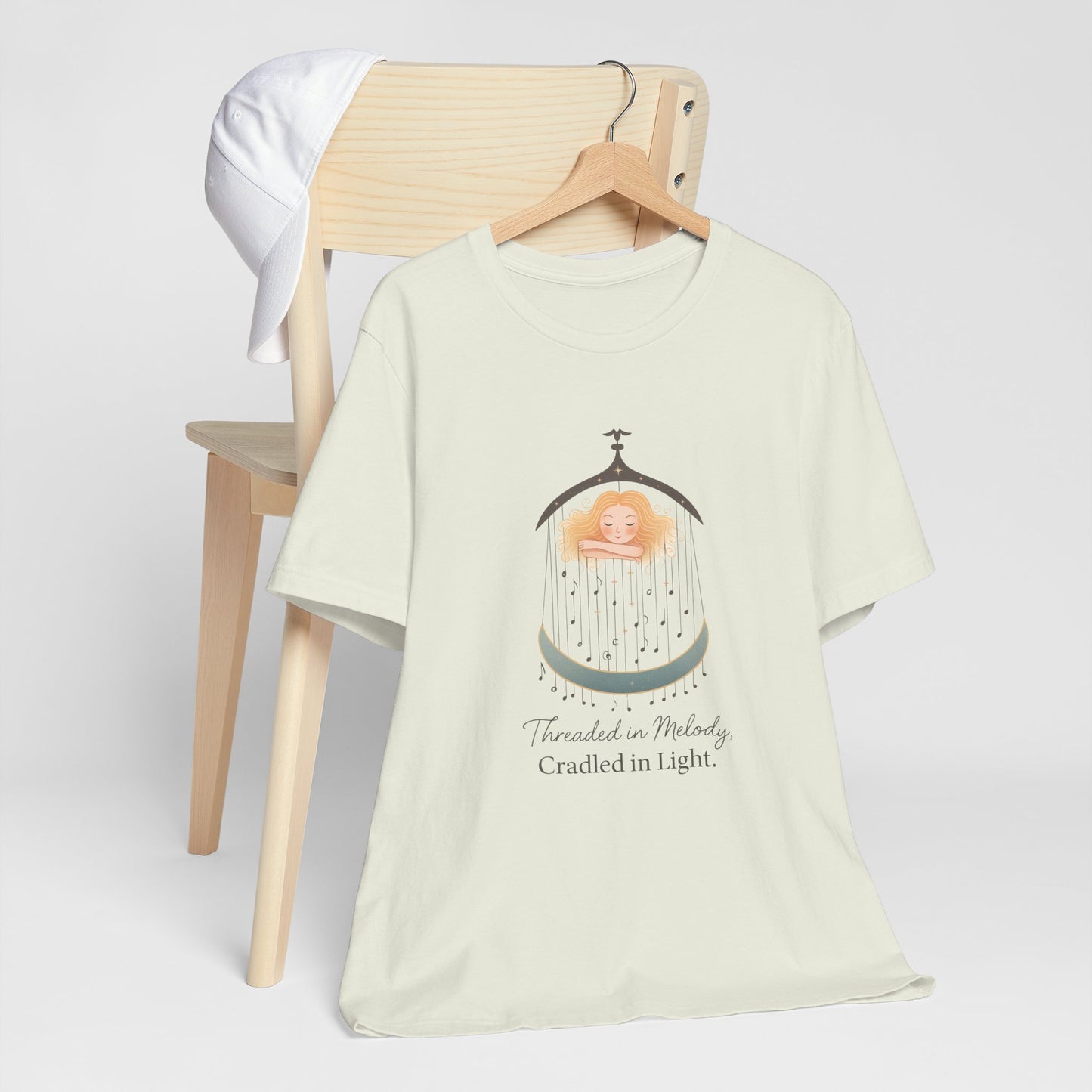 Threaded in Melody, Cradled in Light – Dreamy Lullaby-Inspired Affirmation Tee