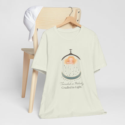Threaded in Melody, Cradled in Light – Dreamy Lullaby-Inspired Affirmation Tee