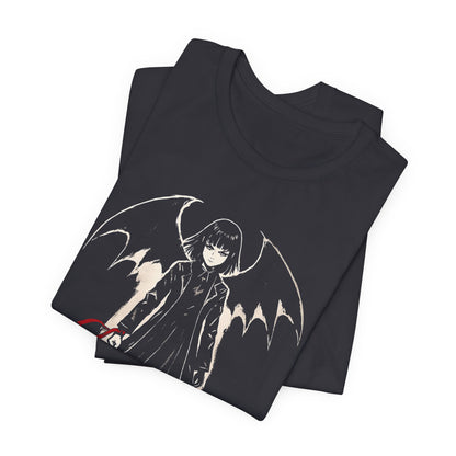 My Silence Is Not Your Permission – Gothic Anime Vampire Girl T-Shirt, Dark Feminine Boundaries Tee