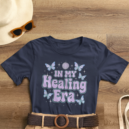 In My Healing Era Shirt – Retro Butterfly Self-Care Tee
