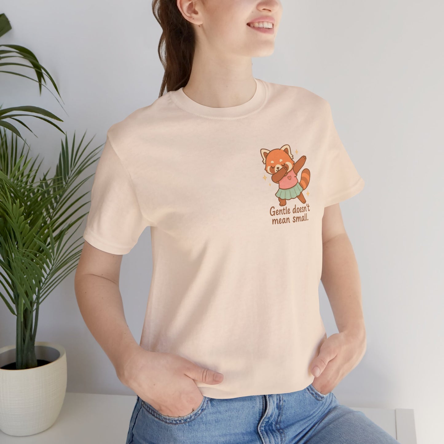 Red Panda Affirmation T-Shirt – From the Mess I Make Magic | Positive Quote Tee | Cute Animal Graphic | Mental Health Support Gift