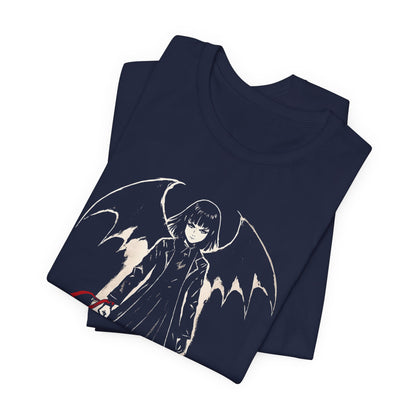 My Silence Is Not Your Permission – Gothic Anime Vampire Girl T-Shirt, Dark Feminine Boundaries Tee