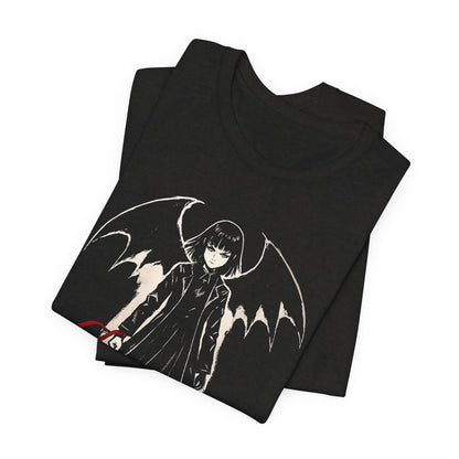My Silence Is Not Your Permission – Gothic Anime Vampire Girl T-Shirt, Dark Feminine Boundaries Tee
