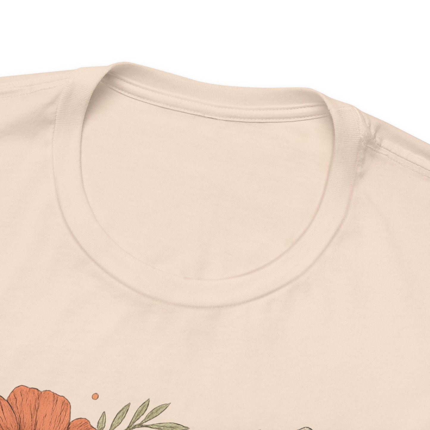 I Am Whole Complete Strong Loved T-Shirt – Floral Affirmation Graphic Tee