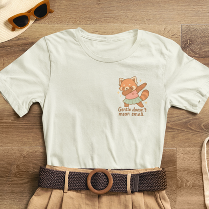 Red Panda Affirmation T-Shirt – From the Mess I Make Magic | Positive Quote Tee | Cute Animal Graphic | Mental Health Support Gift