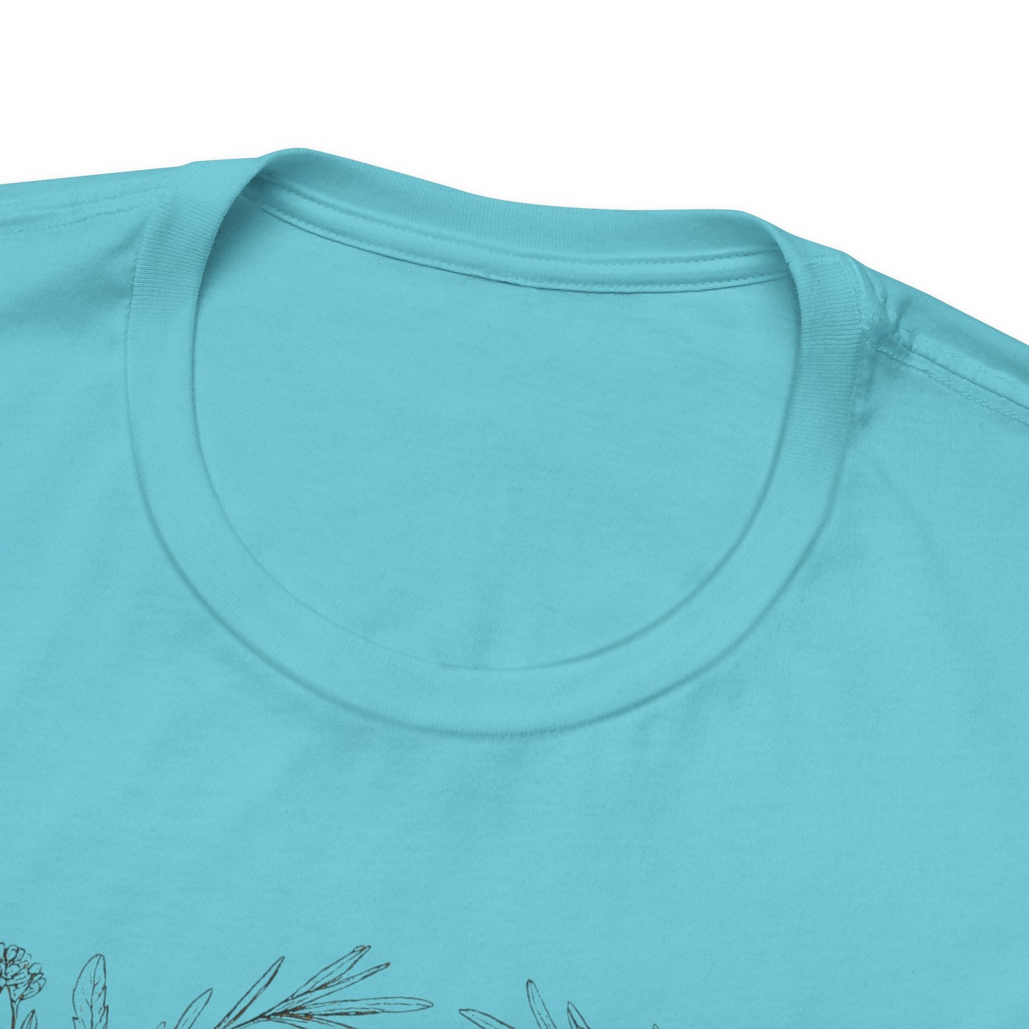 I Am Aligned & Loved – Spiritual Botanical Affirmation Tee