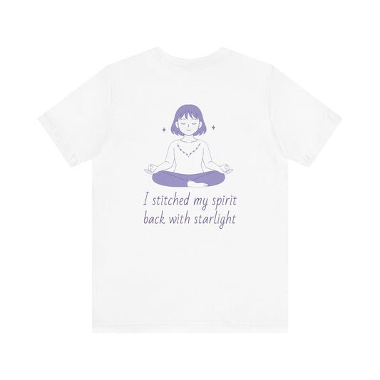 Starlight Healing Tee – I Stitched My Spirit Back with Love