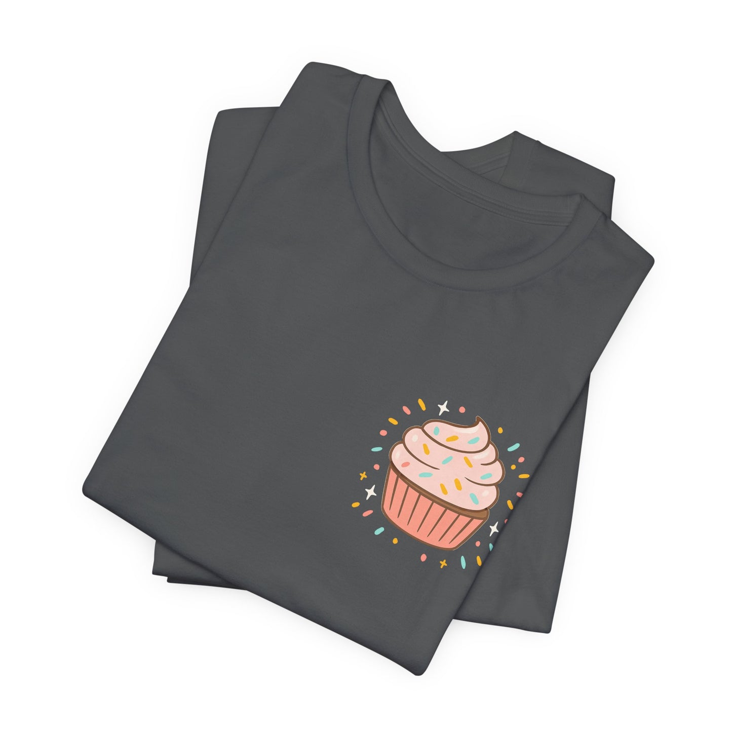 I Bite Back Sweetly Shirt – Front & Back Cupcake Graphic Tee with Sassy Quote
