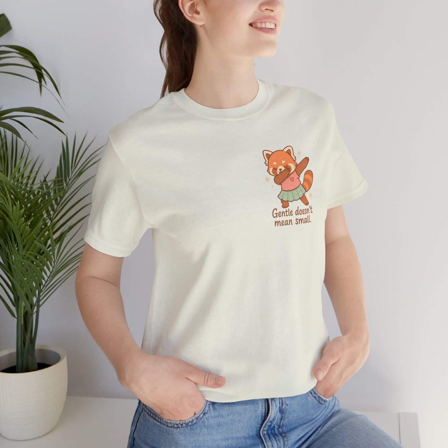 Red Panda Affirmation T-Shirt – From the Mess I Make Magic | Positive Quote Tee | Cute Animal Graphic | Mental Health Support Gift