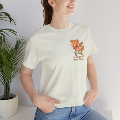 Red Panda Affirmation T-Shirt – From the Mess I Make Magic | Positive Quote Tee | Cute Animal Graphic | Mental Health Support Gift