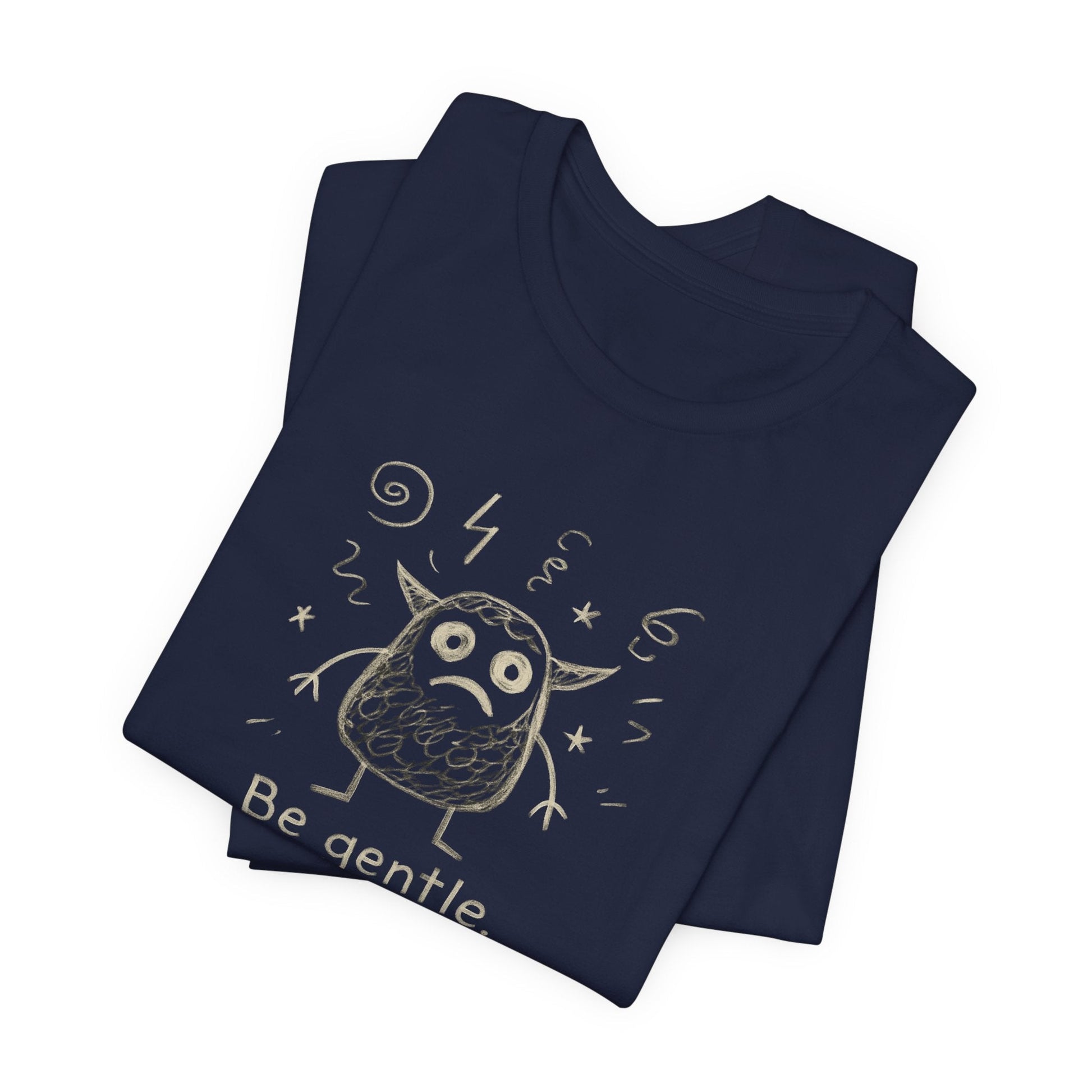 Be Gentle The Gremlins Are Loud Today T-Shirt — Funny Mental Health Self - Care Tee - Spirit Stitch