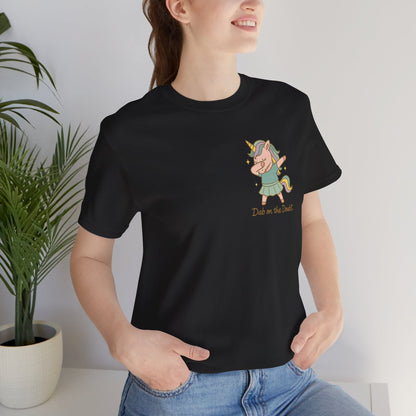 “Doubt on the Dabble” Unicorn T-Shirt – Funny Empowerment Tee for Soft Rebels - Spirit Stitch