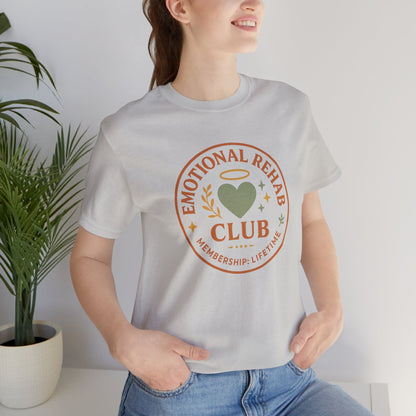 Emotional Rehab Club Shirt – Vintage Self - Care Graphic Tee - Spirit Stitch
