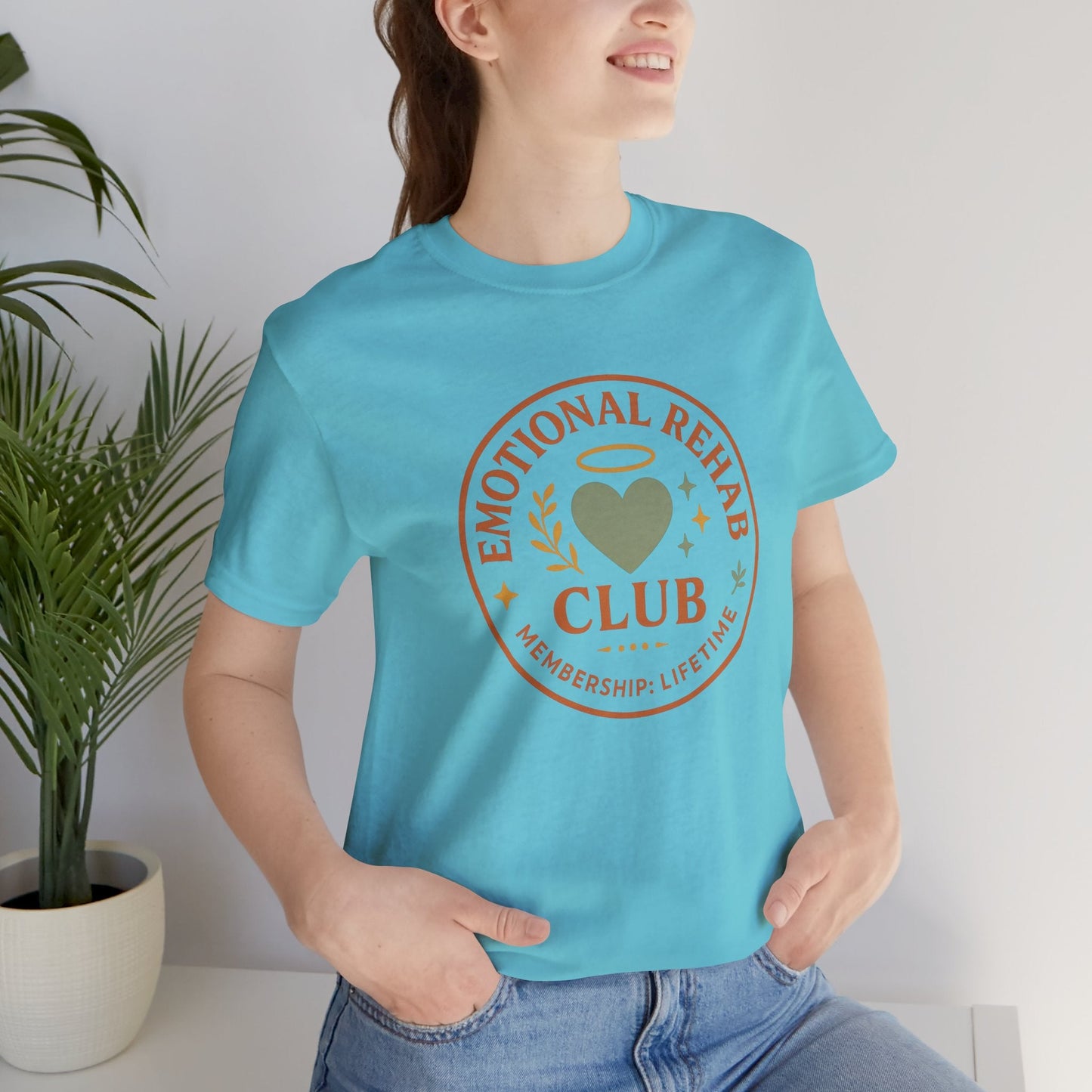 Emotional Rehab Club Shirt – Vintage Self - Care Graphic Tee - Spirit Stitch