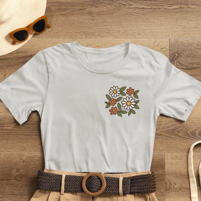 I Bite Back Sweetly Shirt – Front & Back Floral Graphic Tee with Sassy Quote - Spirit Stitch