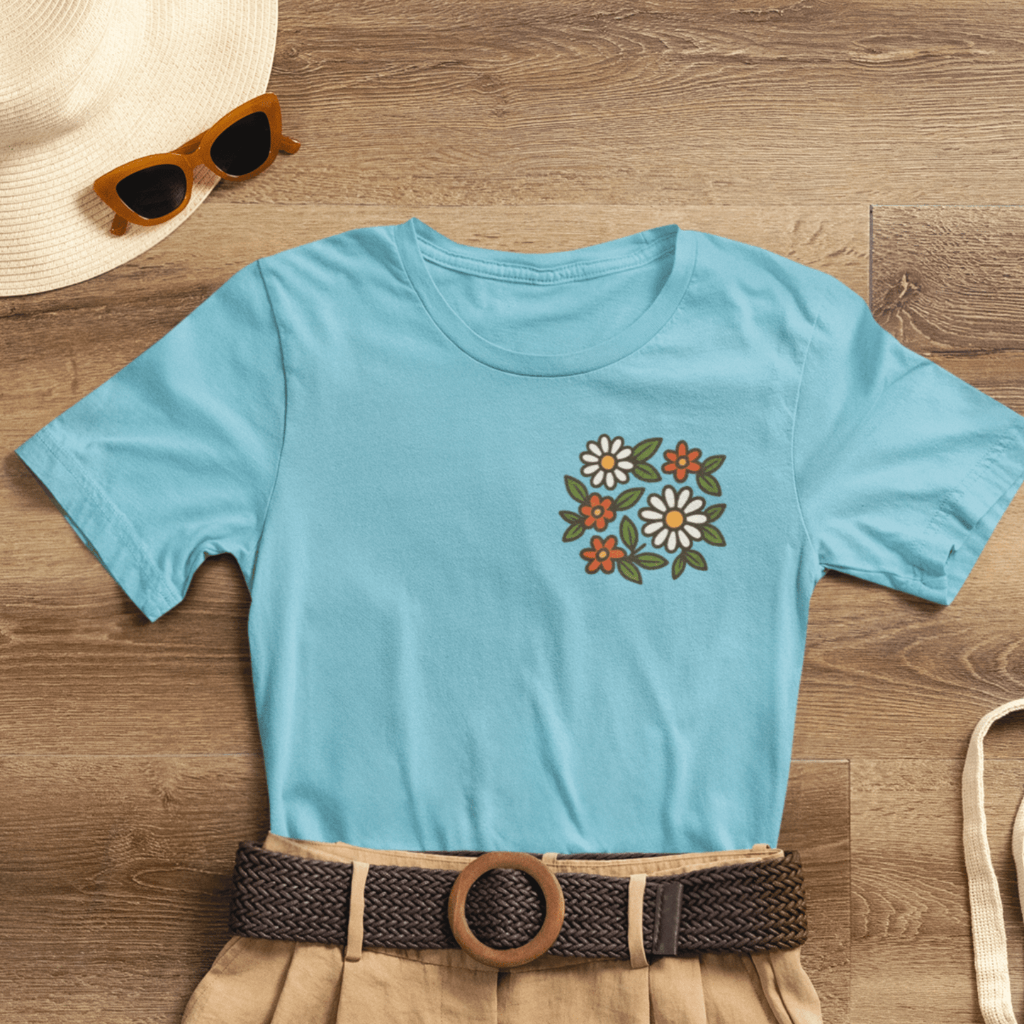 I Bite Back Sweetly Shirt – Front & Back Floral Graphic Tee with Sassy Quote - Spirit Stitch