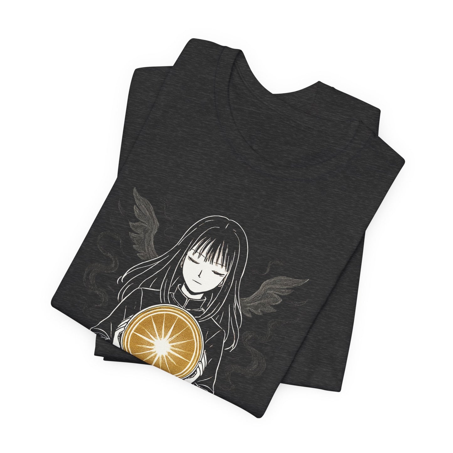 I Defend My Peace T-Shirt — Spiritual Gothic Girl Graphic Tee - Spirit Stitch