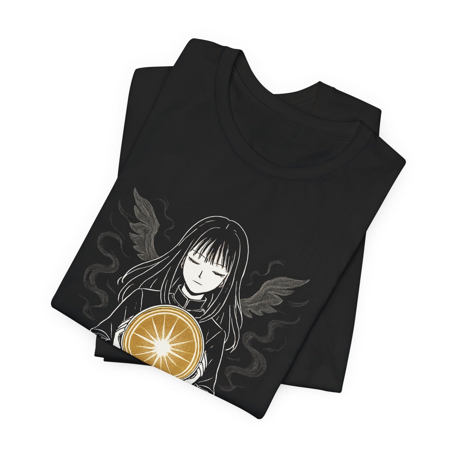 I Defend My Peace T-Shirt — Spiritual Gothic Girl Graphic Tee - Spirit Stitch