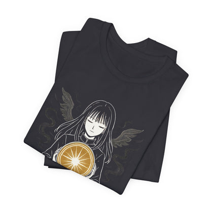I Defend My Peace T-Shirt — Spiritual Gothic Girl Graphic Tee - Spirit Stitch