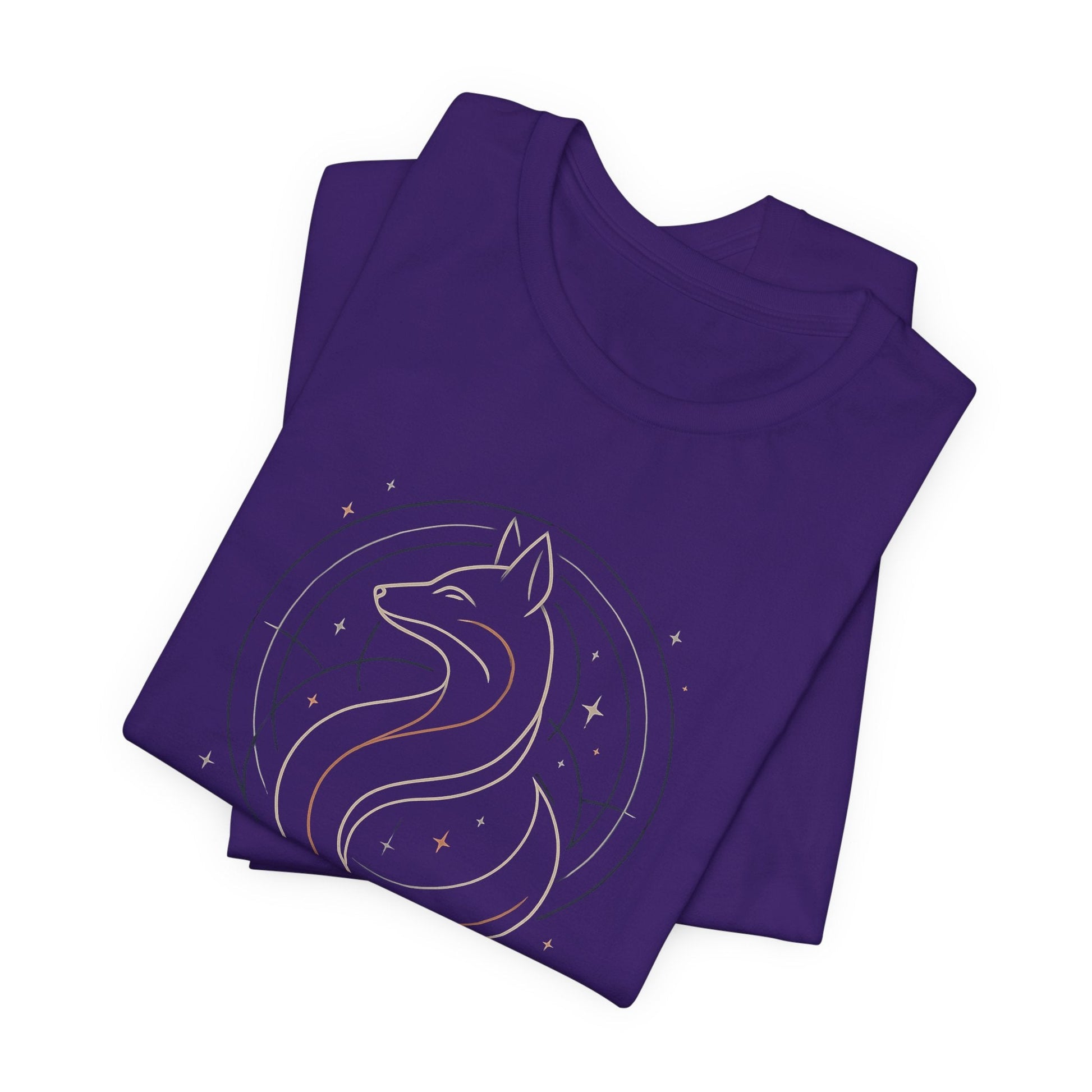 I Walk My Way Celestial Fox Shirt – Mystic Animal Graphic Tee for Free Spirits - Gift for International Self-Care Day.