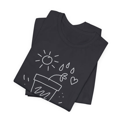 I’m Growing, Not Rushing – Gentle Progress Black T-Shirt - Spirit Stitch