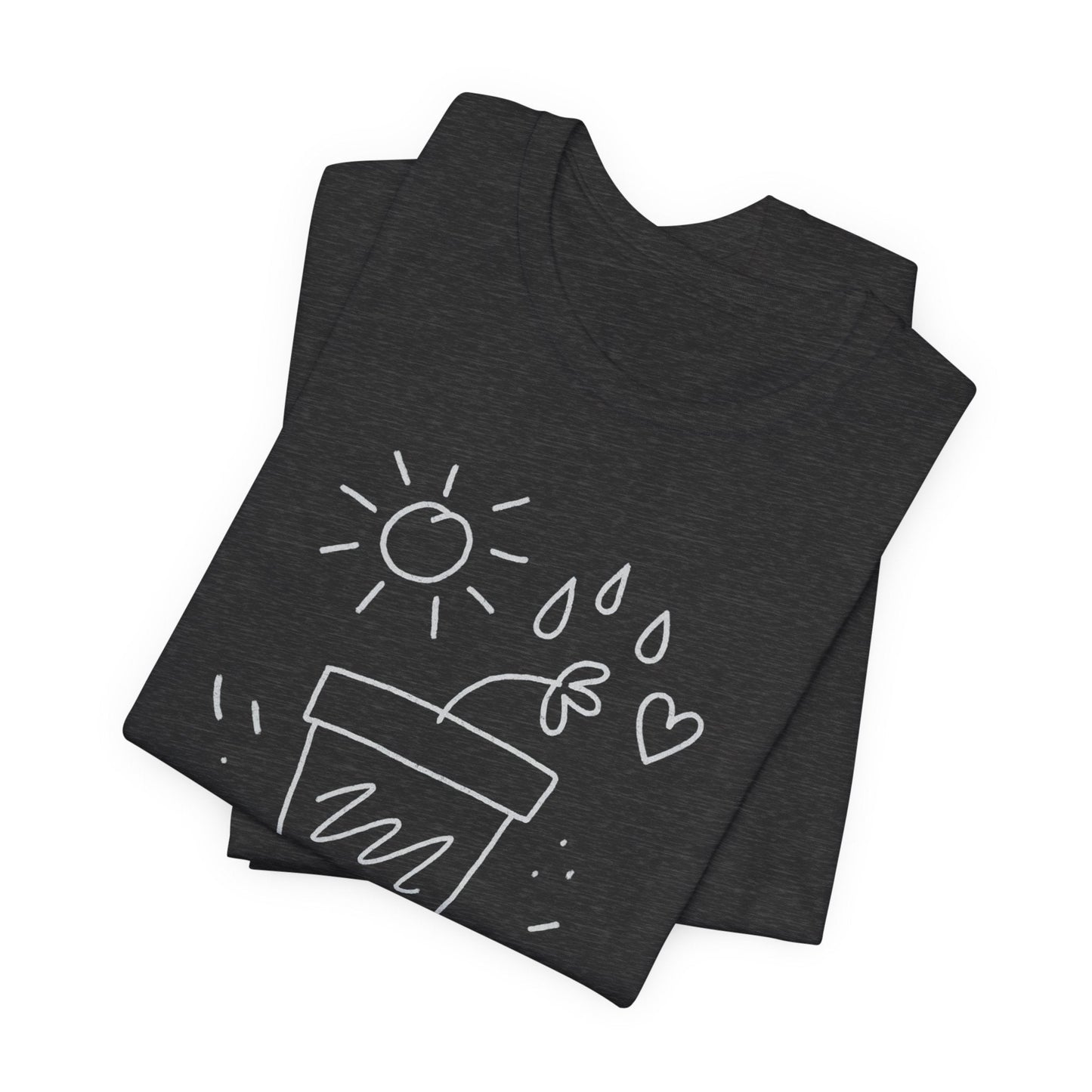 I’m Growing, Not Rushing – Gentle Progress Black T-Shirt - Spirit Stitch