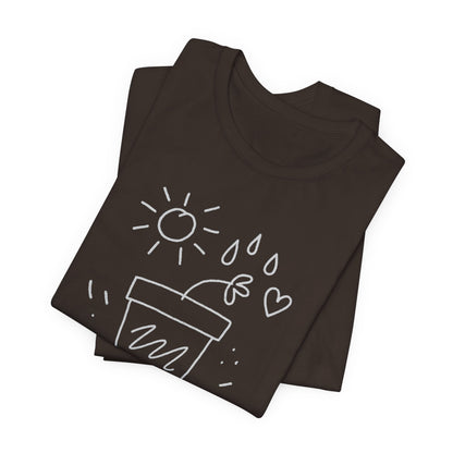 I’m Growing, Not Rushing – Gentle Progress Black T-Shirt - Spirit Stitch