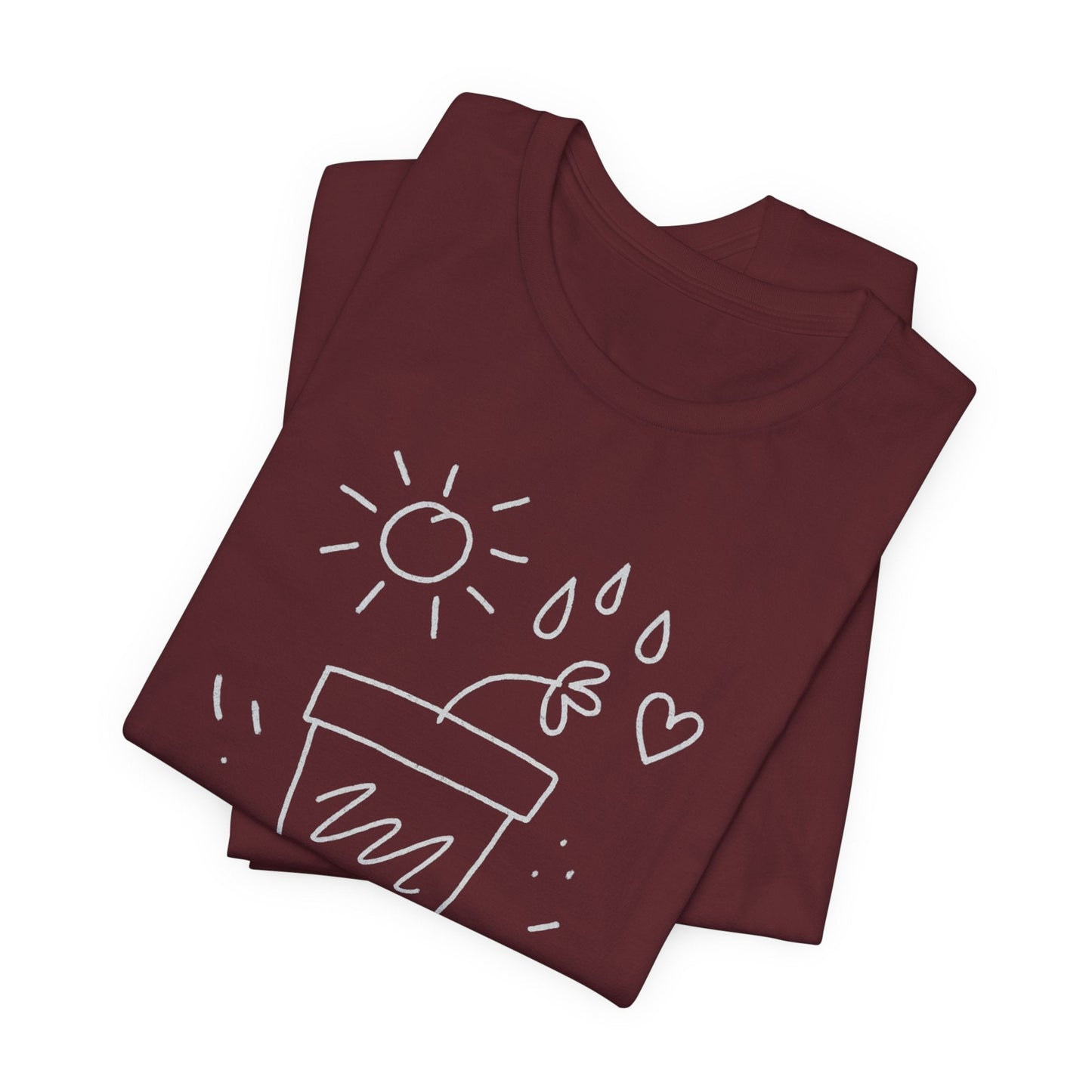 I’m Growing, Not Rushing – Gentle Progress Black T-Shirt - Spirit Stitch