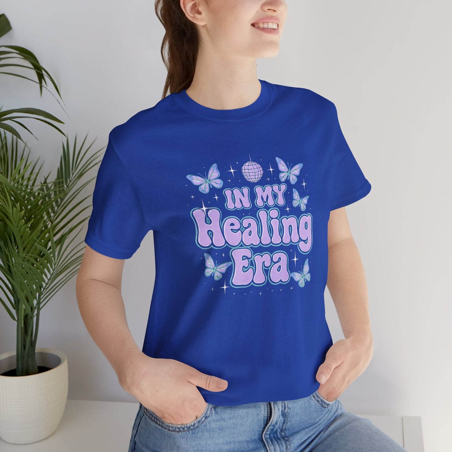 In My Healing Era Shirt – Retro Butterfly Self - Care Tee - Spirit Stitch