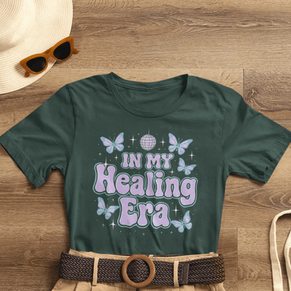 In My Healing Era Shirt – Retro Butterfly Self - Care Tee - Spirit Stitch