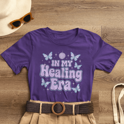 In My Healing Era Shirt – Retro Butterfly Self - Care Tee - Spirit Stitch