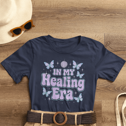 In My Healing Era Shirt – Retro Butterfly Self - Care Tee - Spirit Stitch