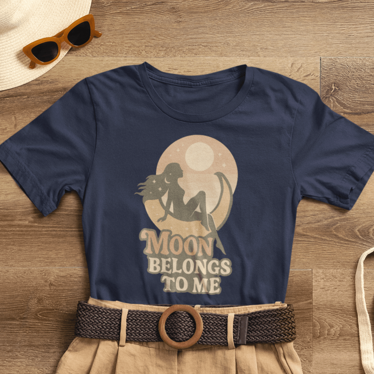 Moon Belongs to Me Shirt – Retro Moon Graphic Tee - Spirit Stitch
