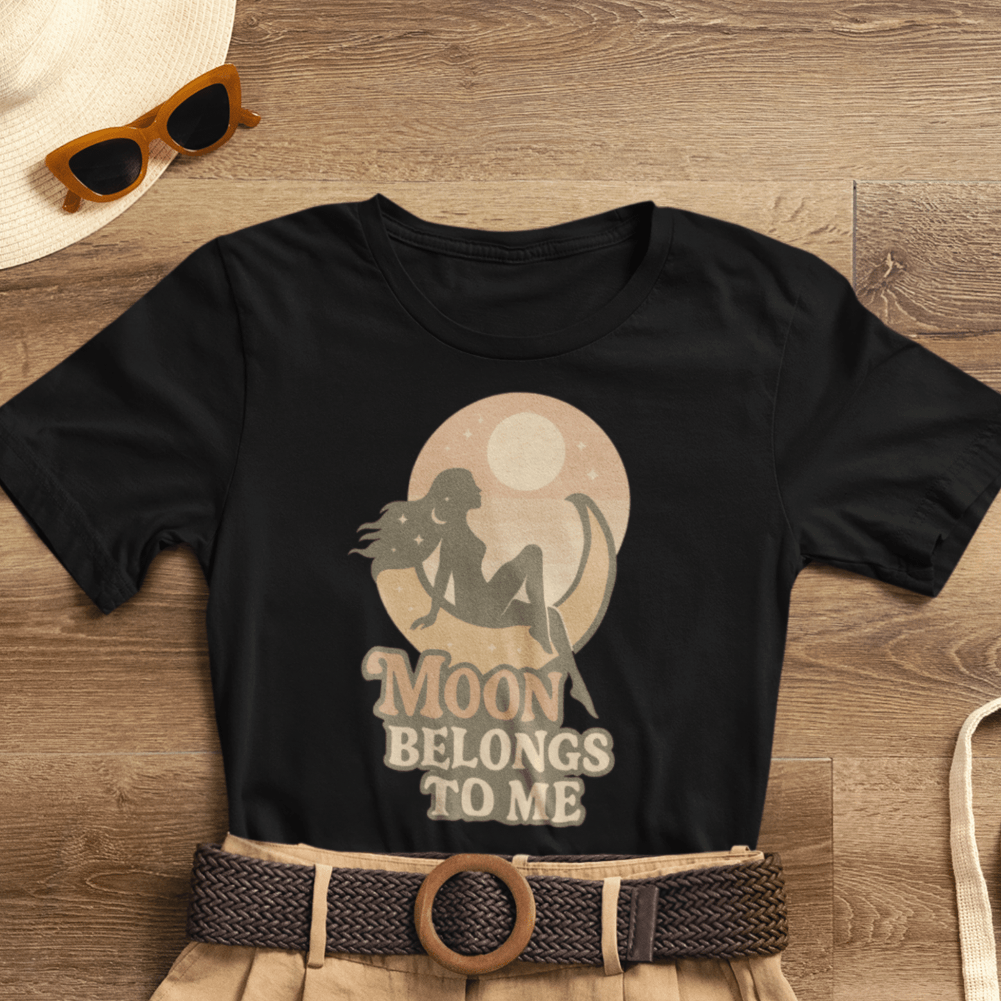 Moon Belongs to Me Shirt – Retro Moon Graphic Tee - Spirit Stitch