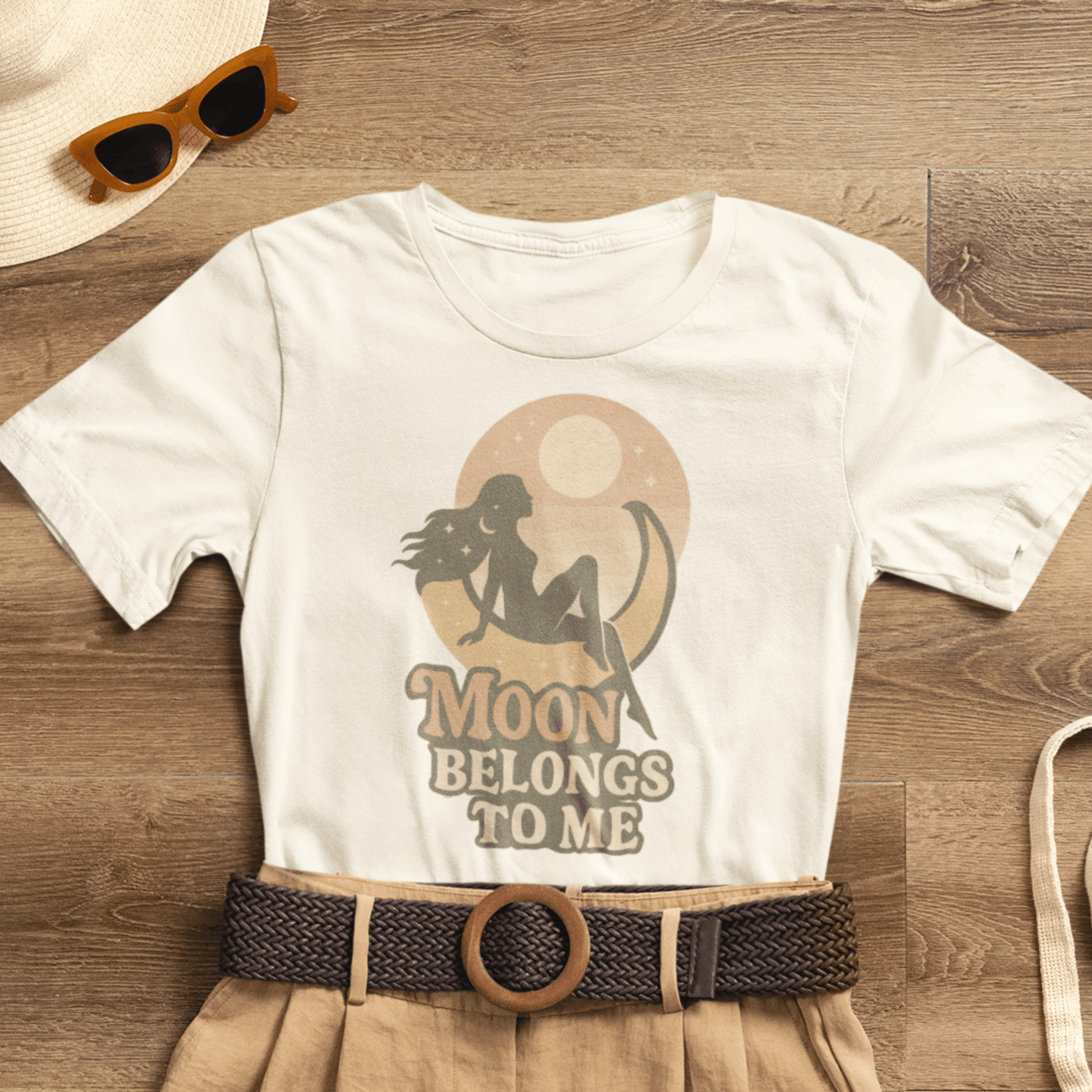 Moon Belongs to Me Shirt – Retro Moon Graphic Tee - Spirit Stitch